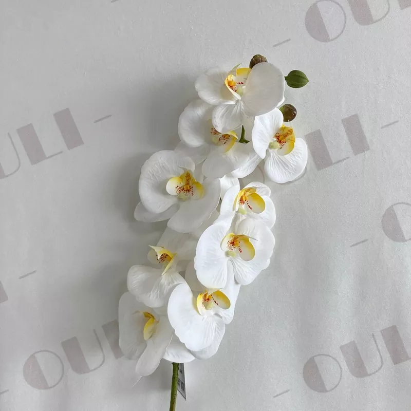silk orchid low‑maintenance decoration 