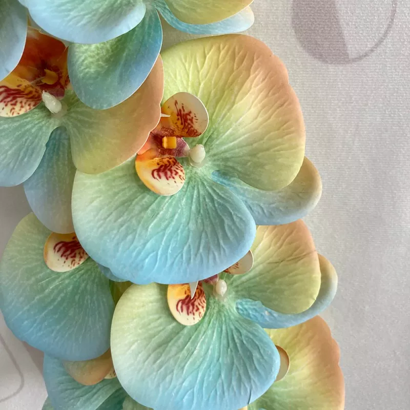 silk orchid bridal centerpiece 