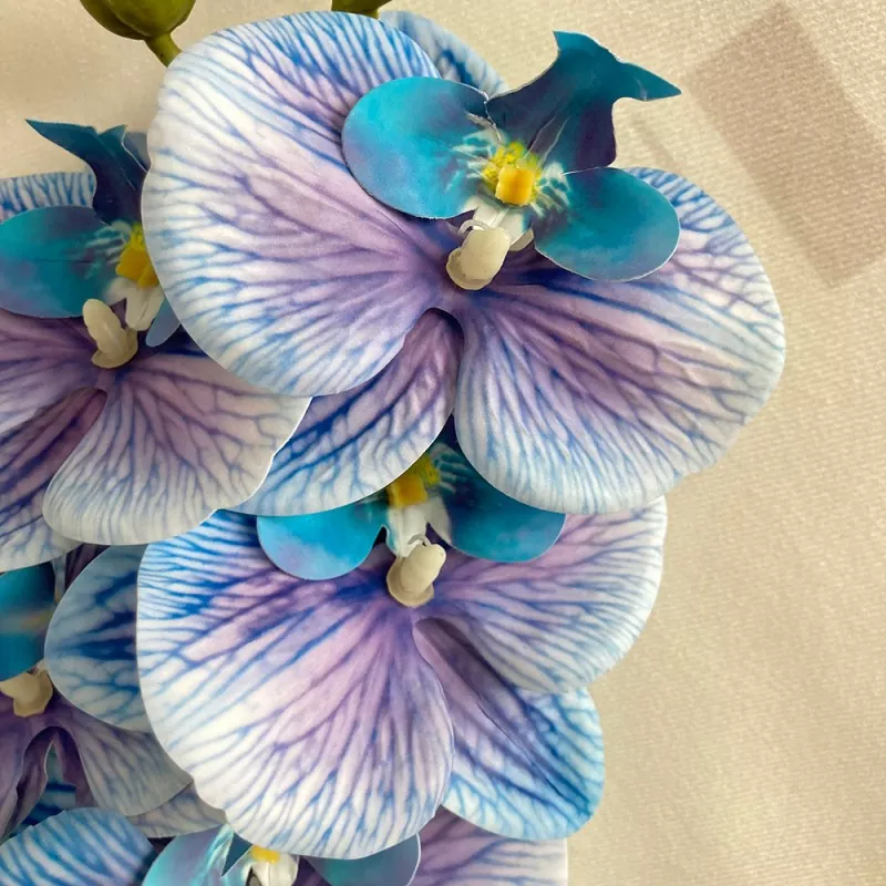 silk orchid arrangement vase