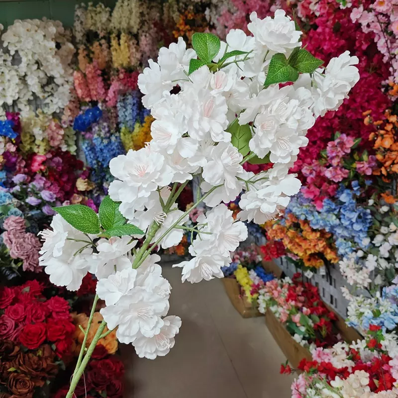 সাদা চেরি পুষ্প কৃত্রিম ফুল